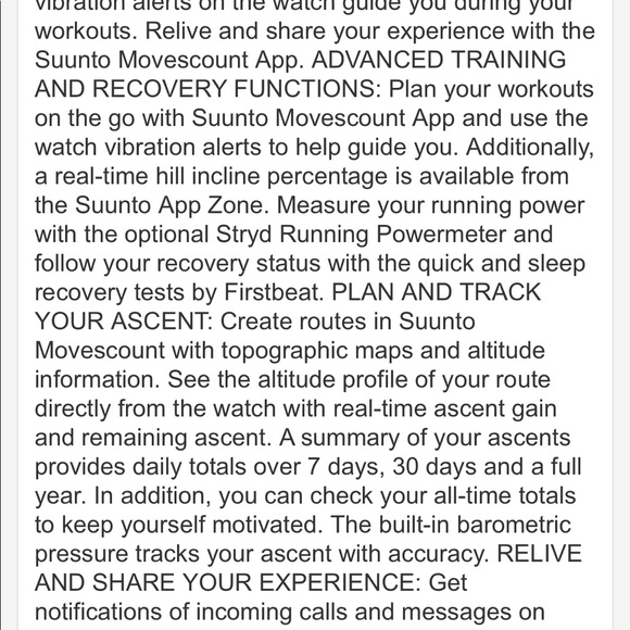 Suunto Ambit3 Vertical - Picture 8 of 14